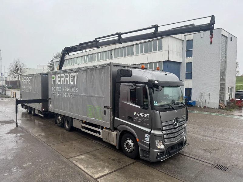 Mercedes-Benz Actros 2645 PALFINGER PK 19 + REMOTE CONTROL + ROYEN HANGER COMPLETE 2017! - Kravas automašīna ar tentu, Kravas auto ar manipulatoru: foto 3 Mercedes-Benz Actros 2645 PALFINGER PK 19 + REMOTE CONTROL + ROYEN HANGER COMPLETE 2017! - Kravas automašīna ar tentu, Kravas auto ar manipulatoru: foto 3