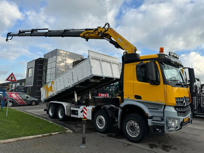 Mercedes-Benz Arocs 4448 8X4 + EURO 6 + FASSI F315 + REMOTE + KIPPER + STEERING AXLE - Kravas auto ar manipulatoru: foto 1 Mercedes-Benz Arocs 4448 8X4 + EURO 6 + FASSI F315 + REMOTE + KIPPER + STEERING AXLE - Kravas auto ar manipulatoru: foto 1