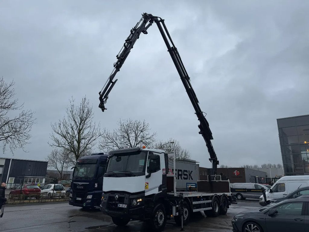 Renault C430 8X4 - EURO 6 + HIAB 288 E-5 + JIB 70X-4 + R - Bortu kravas automašīna/ Platforma, Kravas auto ar manipulatoru: foto 3 Renault C430 8X4 - EURO 6 + HIAB 288 E-5 + JIB 70X-4 + R - Bortu kravas automašīna/ Platforma, Kravas auto ar manipulatoru: foto 3