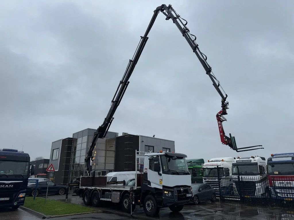 Renault C430 8X4 - EURO 6 + HIAB 288 E-5 + JIB 70X-4 + R - Kravas auto ar manipulatoru, Bortu kravas automašīna/ Platforma: foto 2 Renault C430 8X4 - EURO 6 + HIAB 288 E-5 + JIB 70X-4 + R - Kravas auto ar manipulatoru, Bortu kravas automašīna/ Platforma: foto 2