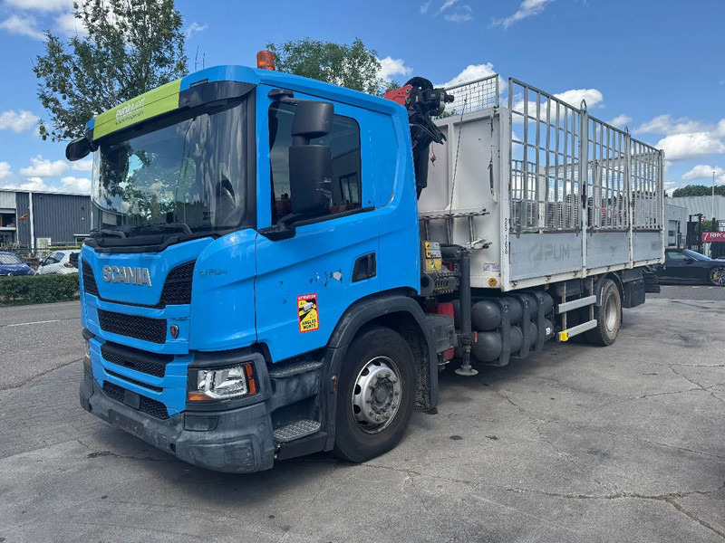 Kravas auto ar manipulatoru Scania P280 4X2 EURO 6 PALFINGER PK12002 + REMOTE CONTROL: foto 12