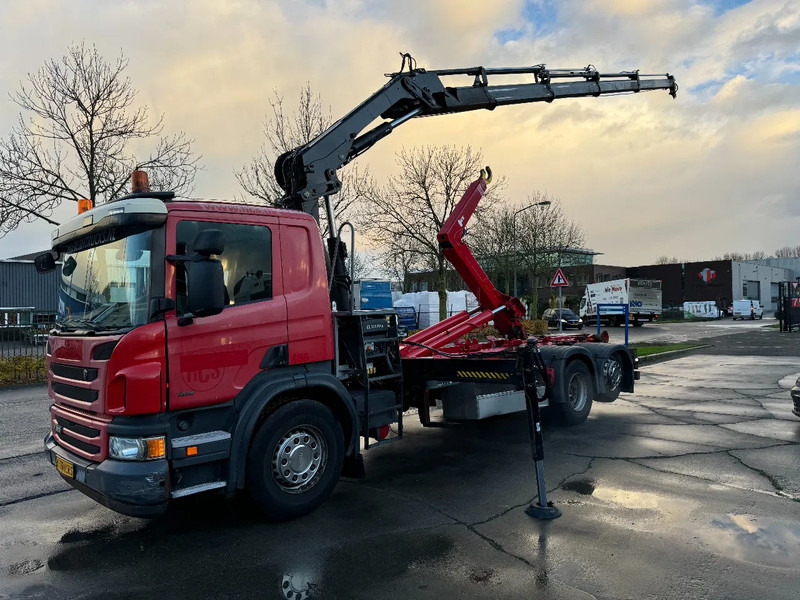 Scania P320 6X2 - EURO 6 + HIAB XS 144 HIPRO + REMOTE + HIAB HOOK + RETARDER - Pacēlājs ar āķi, Kravas auto ar manipulatoru: foto 1 Scania P320 6X2 - EURO 6 + HIAB XS 144 HIPRO + REMOTE + HIAB HOOK + RETARDER - Pacēlājs ar āķi, Kravas auto ar manipulatoru: foto 1