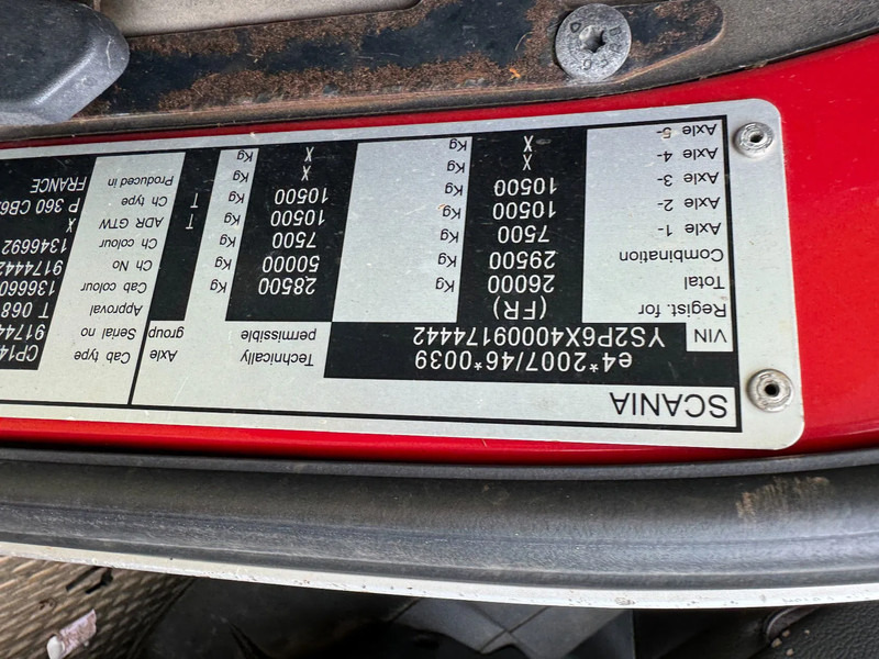 Kravas auto ar manipulatoru Scania P360 6X4 PALFINGER PK 20001-K + REMOTE CONTROL EURO 5: foto 20