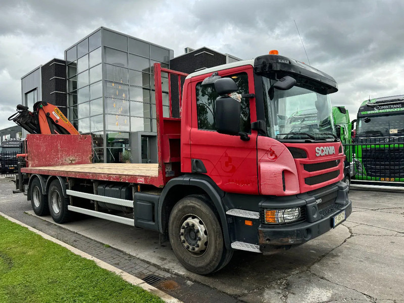 Kravas auto ar manipulatoru Scania P360 6X4 PALFINGER PK 20001-K + REMOTE CONTROL EURO 5: foto 13