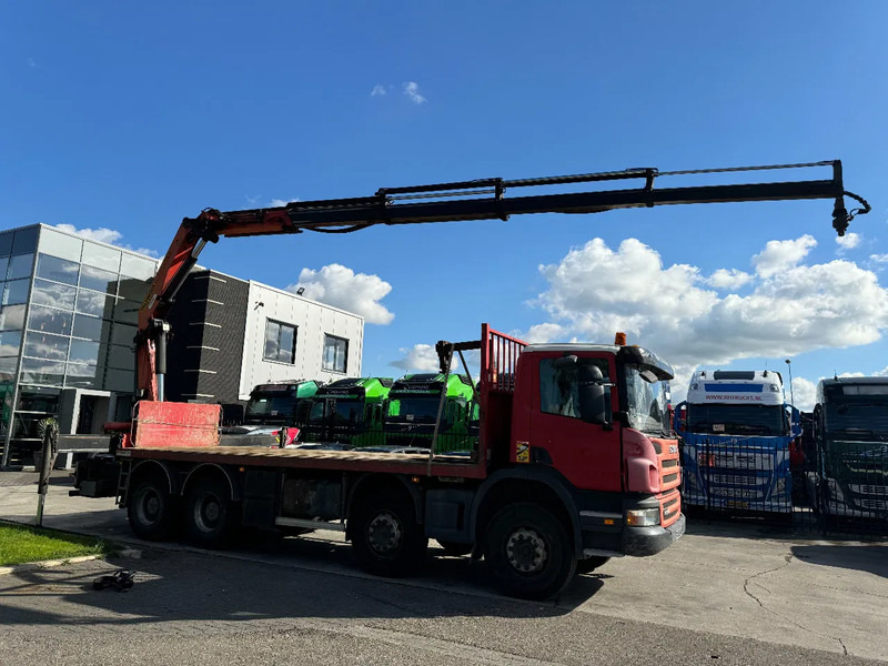 Scania P360 8X4 - EURO 5 + PALFINGER PK22002-EH + REMOTE - Bortu kravas automašīna/ Platforma, Kravas auto ar manipulatoru: foto 3 Scania P360 8X4 - EURO 5 + PALFINGER PK22002-EH + REMOTE - Bortu kravas automašīna/ Platforma, Kravas auto ar manipulatoru: foto 3