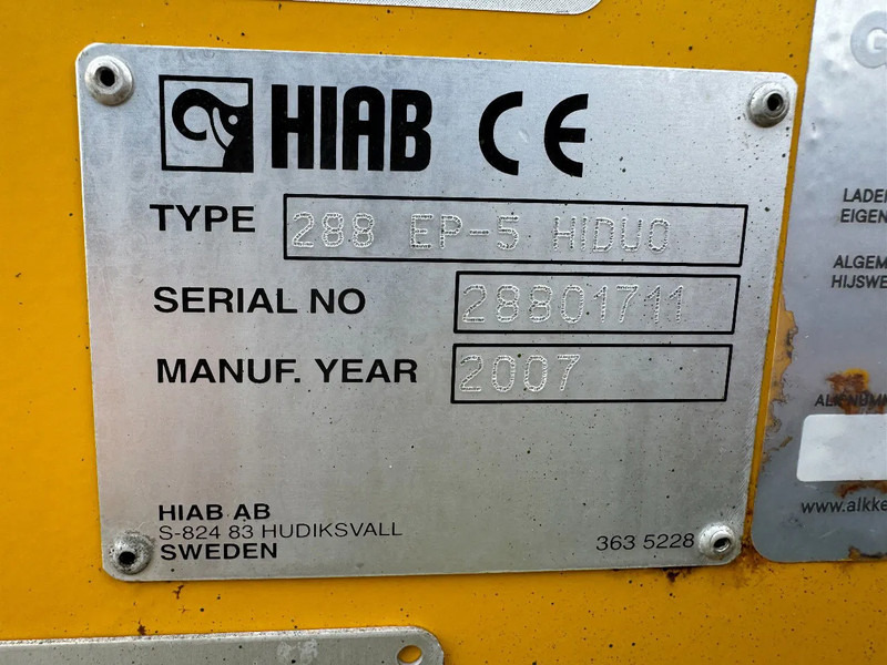 Scania P380 6X2 HIAB 288 + REMOTE CONTROL + PLATEAU - Kravas auto ar manipulatoru: foto 5 Scania P380 6X2 HIAB 288 + REMOTE CONTROL + PLATEAU - Kravas auto ar manipulatoru: foto 5