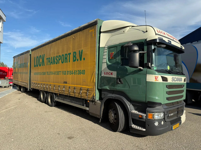 Scania R450 6X2 + DRACO AANHANGER 2010 TUV TILL 17-08-2026 - Kravas automašīna ar tentu: foto 4 Scania R450 6X2 + DRACO AANHANGER 2010 TUV TILL 17-08-2026 - Kravas automašīna ar tentu: foto 4
