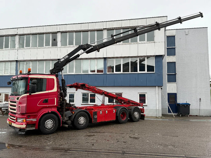 Scania R480 8X2 + HIAB 220-4 + REMOTE + HIAB MULTILIFT - Kravas automašīna - kabeļu sistēma, Kravas auto ar manipulatoru: foto 2 Scania R480 8X2 + HIAB 220-4 + REMOTE + HIAB MULTILIFT - Kravas automašīna - kabeļu sistēma, Kravas auto ar manipulatoru: foto 2