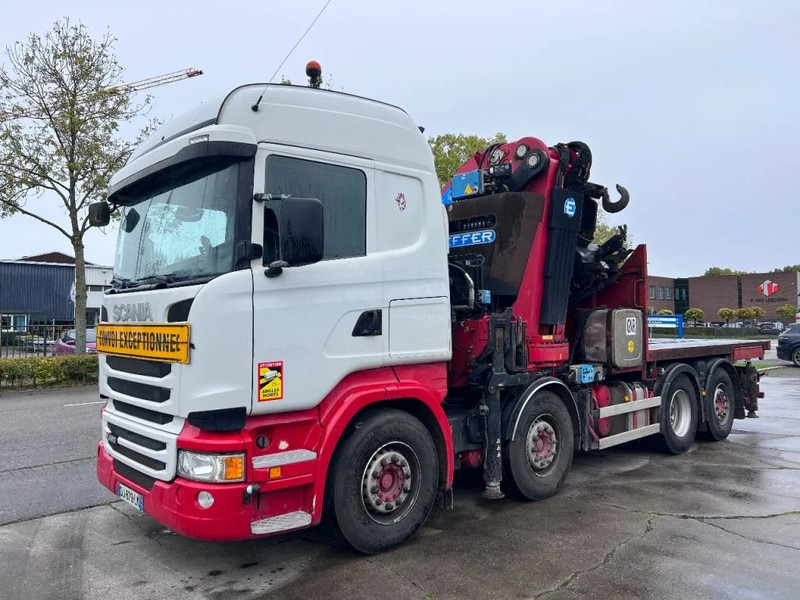 Kravas auto ar manipulatoru Scania R490 8X2 EURO 6 + EFFER 1750/4S + REMOTE: foto 8