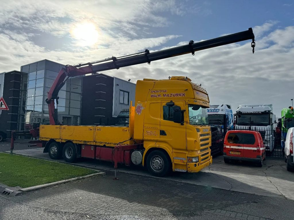Scania R500 V8 6X2 EURO 5 + HIAB 377EP-4XS + REMOTE CON - Bortu kravas automašīna/ Platforma, Kravas auto ar manipulatoru: foto 2 Scania R500 V8 6X2 EURO 5 + HIAB 377EP-4XS + REMOTE CON - Bortu kravas automašīna/ Platforma, Kravas auto ar manipulatoru: foto 2