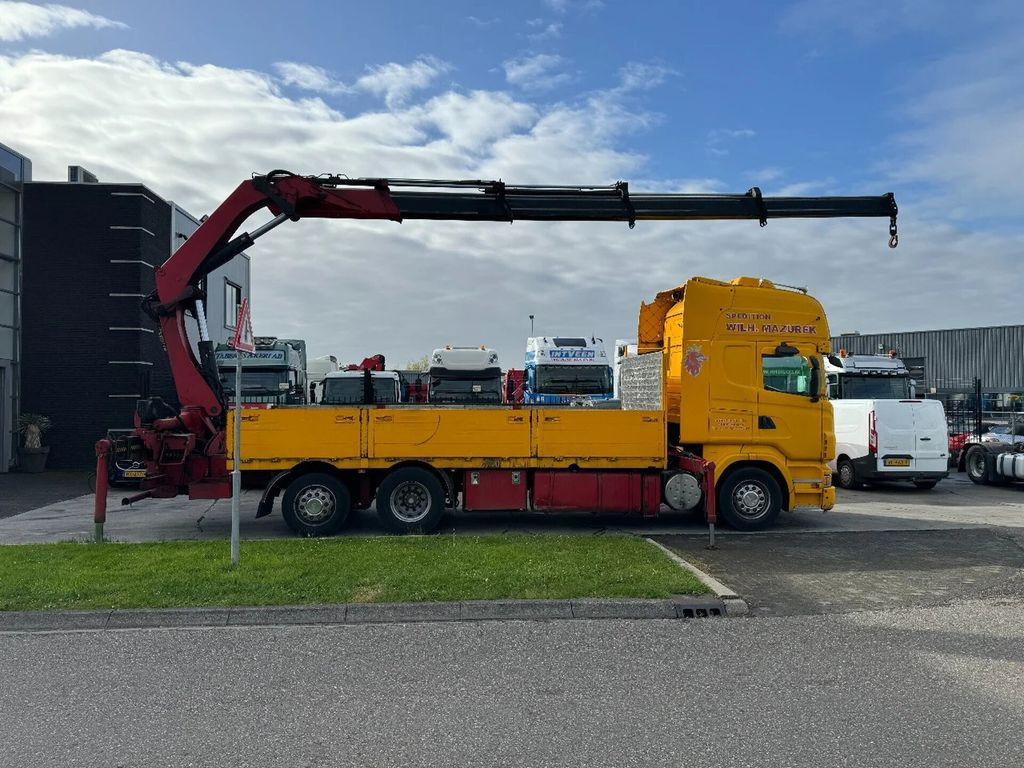 Scania R500 V8 6X2 EURO 5 + HIAB 377EP-4XS + REMOTE CON - Bortu kravas automašīna/ Platforma, Kravas auto ar manipulatoru: foto 1 Scania R500 V8 6X2 EURO 5 + HIAB 377EP-4XS + REMOTE CON - Bortu kravas automašīna/ Platforma, Kravas auto ar manipulatoru: foto 1