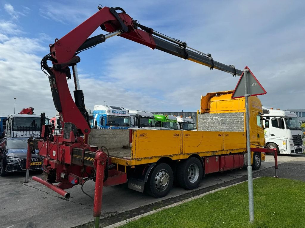 Scania R500 V8 6X2 EURO 5 + HIAB 377EP-4XS + REMOTE CON - Bortu kravas automašīna/ Platforma, Kravas auto ar manipulatoru: foto 5 Scania R500 V8 6X2 EURO 5 + HIAB 377EP-4XS + REMOTE CON - Bortu kravas automašīna/ Platforma, Kravas auto ar manipulatoru: foto 5