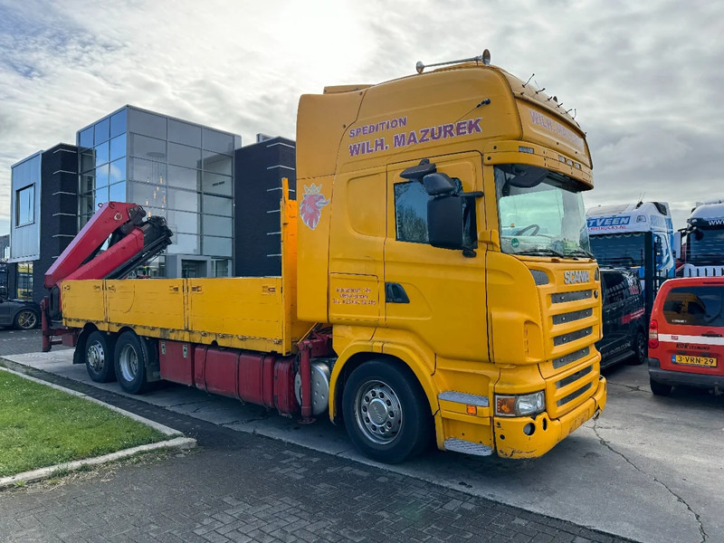 Bortu kravas automašīna/ Platforma, Kravas auto ar manipulatoru Scania R500 V8 6X2 EURO 5 + HIAB 377EP-4XS + REMOTE CONTROL + RETARDER: foto 12