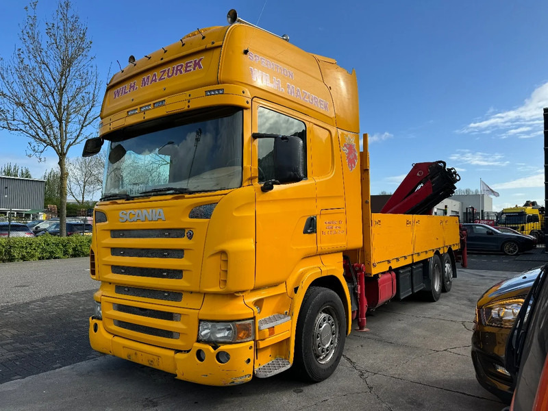 Bortu kravas automašīna/ Platforma, Kravas auto ar manipulatoru Scania R500 V8 6X2 EURO 5 + HIAB 377EP-4XS + REMOTE CONTROL + RETARDER: foto 10