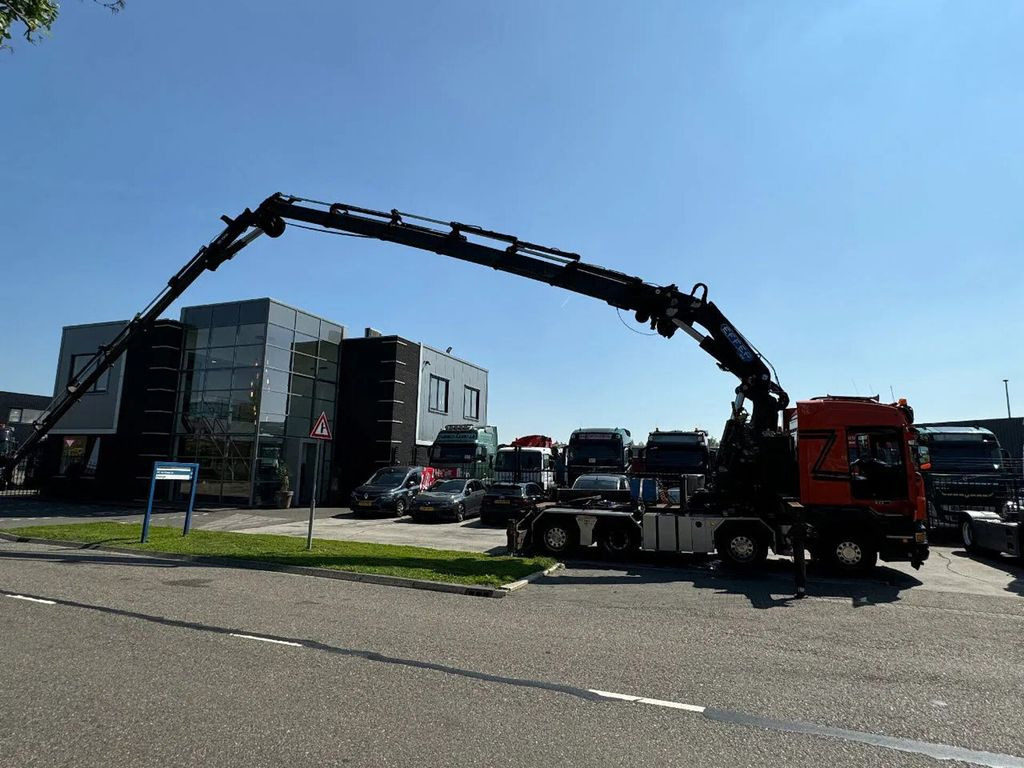 Kravas auto ar manipulatoru Scania R560 V8 8X2 + EFFER CRANE 1550 6S + FLYJIP 6XHYD: foto 7