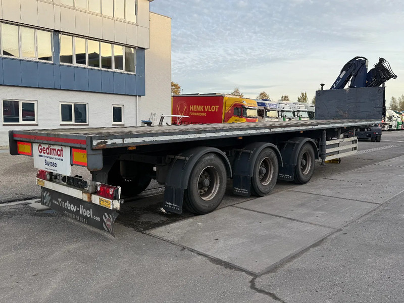 TURBO'S HOET 3 AXLE + AMCO-VEBA V929 6S CRANE + REMOTE - Bortu puspiekabe/ Platforma: foto 3 TURBO'S HOET 3 AXLE + AMCO-VEBA V929 6S CRANE + REMOTE - Bortu puspiekabe/ Platforma: foto 3