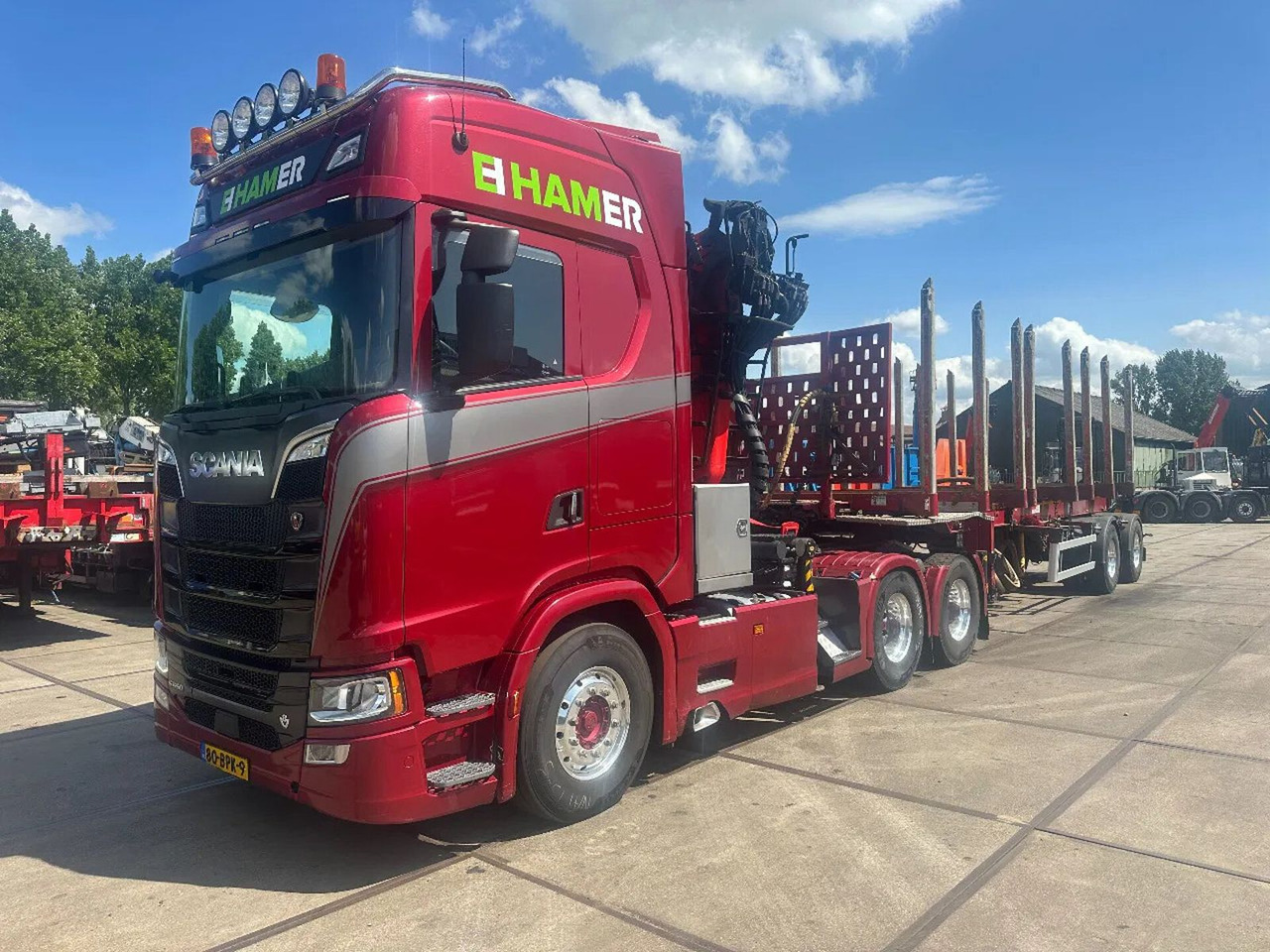 Scania S650 V8, EPSILON S290 Z 96. DOLL TRAILER 2 AXLE - Vilcējs: foto 4 Scania S650 V8, EPSILON S290 Z 96. DOLL TRAILER 2 AXLE - Vilcējs: foto 4