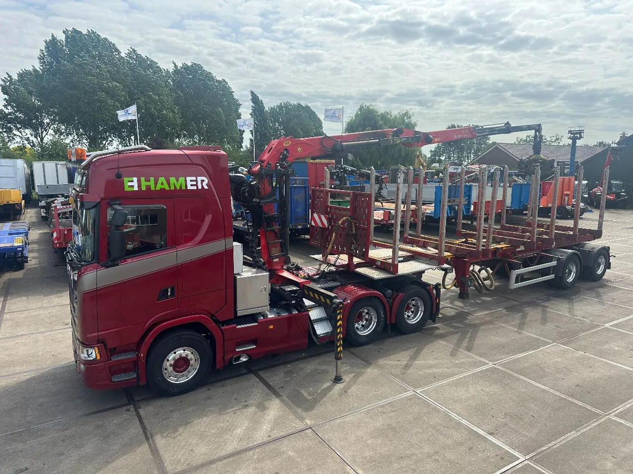 Scania S650 V8, EPSILON S290 Z 96. DOLL TRAILER 2 AXLE - Vilcējs: foto 1 Scania S650 V8, EPSILON S290 Z 96. DOLL TRAILER 2 AXLE - Vilcējs: foto 1