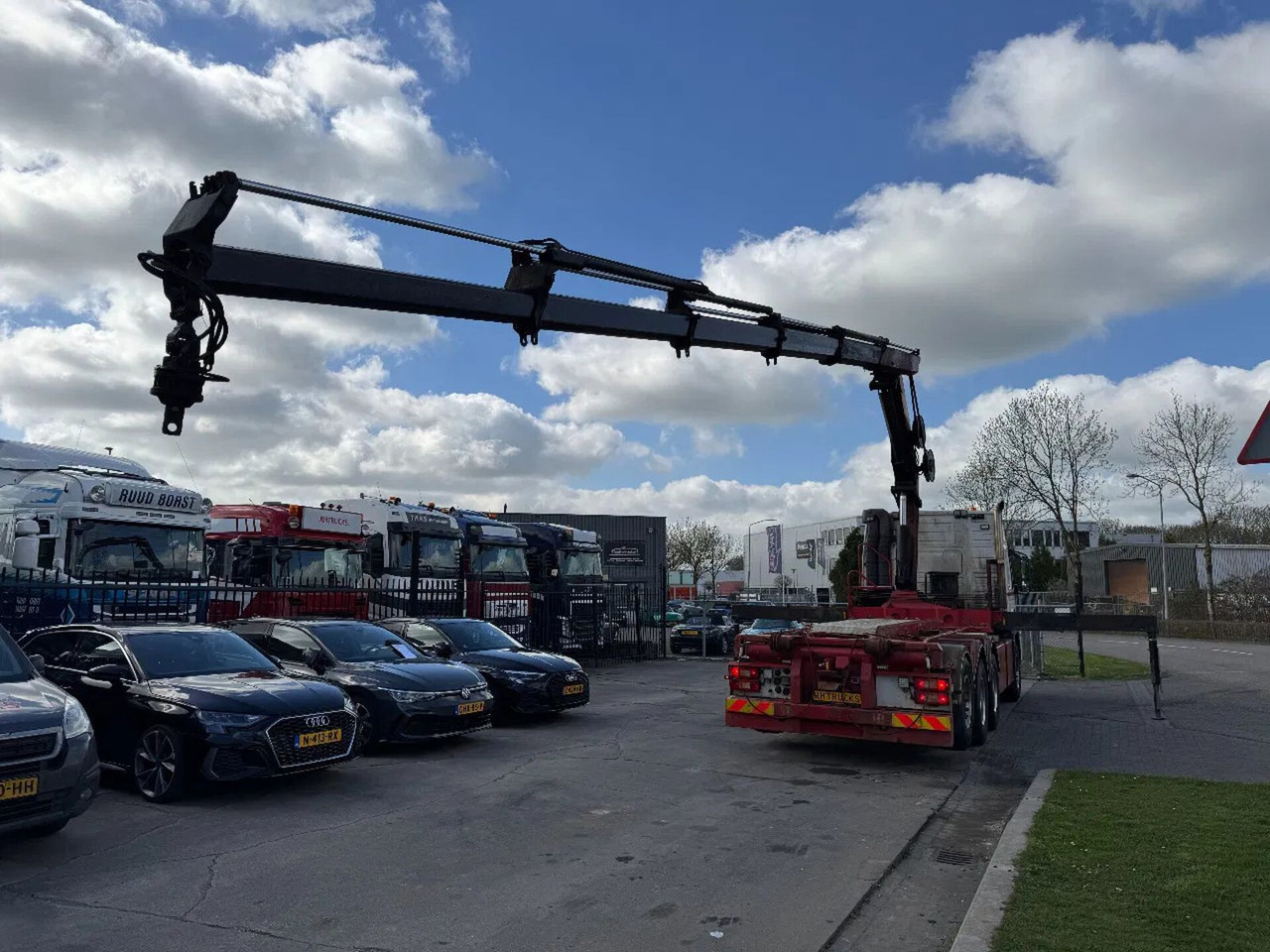 Pacēlājs ar āķi, Kravas auto ar manipulatoru Volvo FMX 500 8X4 - EURO 5 + HMF 2420-K5 + REMOTE + CA: foto 7