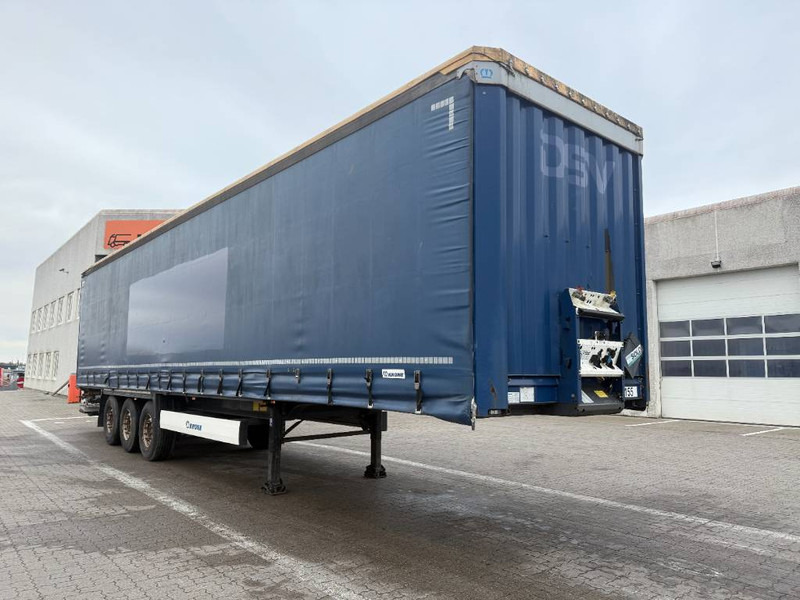 Krone 3 axle curtainside trailer - Tenta puspiekabe: foto 1 Krone 3 axle curtainside trailer - Tenta puspiekabe: foto 1