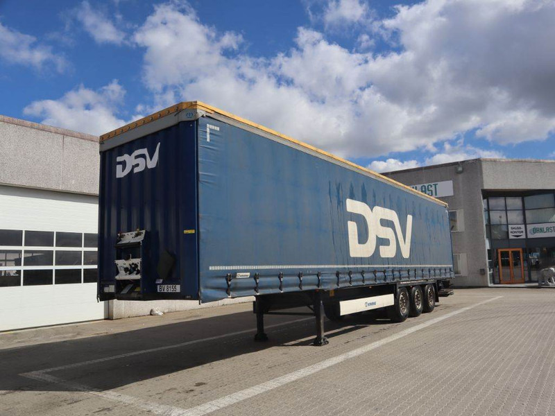 Krone 3 axle curtainside trailer - Tenta puspiekabe: foto 1 Krone 3 axle curtainside trailer - Tenta puspiekabe: foto 1