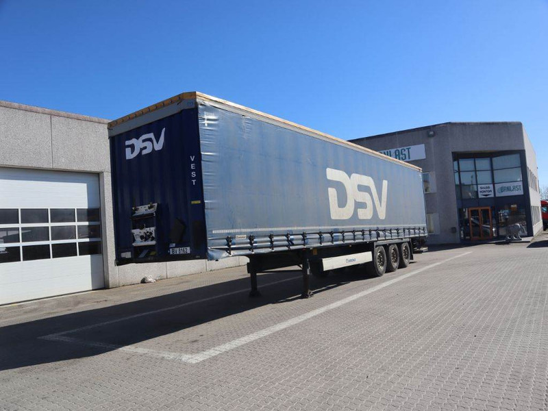 Krone 3 axle curtainside trailer - Tenta puspiekabe: foto 1 Krone 3 axle curtainside trailer - Tenta puspiekabe: foto 1