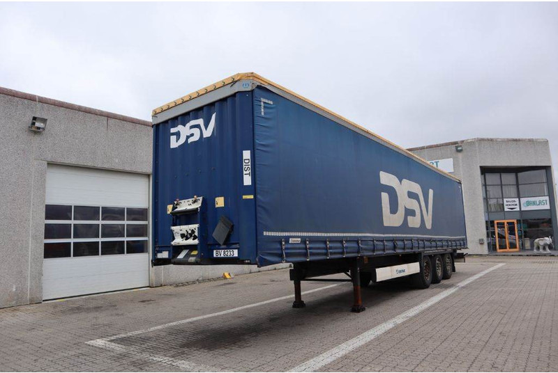 Krone 3 axle curtainside trailer - Tenta puspiekabe: foto 1 Krone 3 axle curtainside trailer - Tenta puspiekabe: foto 1
