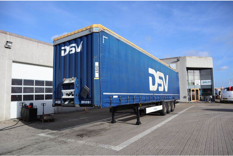 Krone 3 axle curtainside trailer - Tenta puspiekabe: foto 1 Krone 3 axle curtainside trailer - Tenta puspiekabe: foto 1