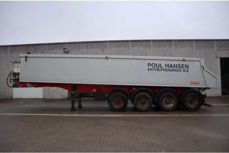 Langendorf 4-axle Tipper/Kipper/Tiptrailer 35 m³ - Puspiekabe pašizgāzējs: foto 5 Langendorf 4-axle Tipper/Kipper/Tiptrailer 35 m³ - Puspiekabe pašizgāzējs: foto 5