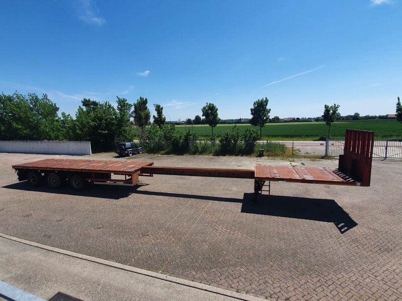 Bortu puspiekabe/ Platforma Nooteboom OVB-42 VV Extendable 20M Steering platform: foto 7