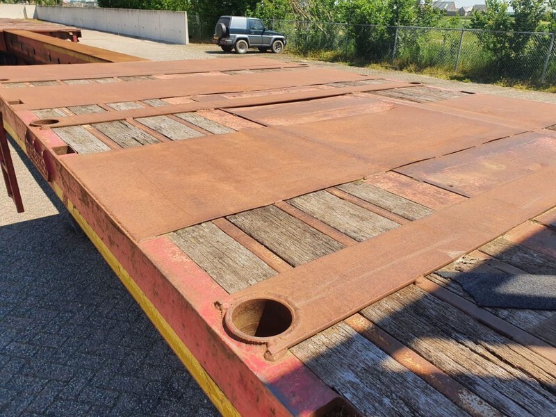 Bortu puspiekabe/ Platforma Nooteboom OVB-42 VV Extendable 20M Steering platform: foto 16