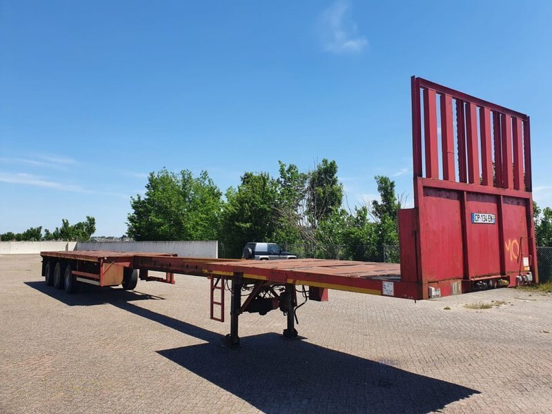 Bortu puspiekabe/ Platforma Nooteboom OVB-42 VV Extendable 20M Steering platform: foto 6