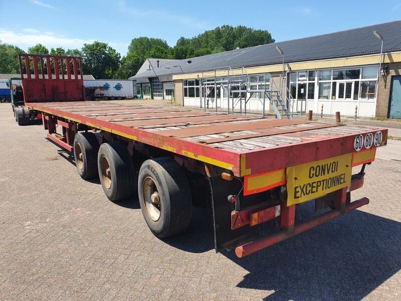 Bortu puspiekabe/ Platforma Nooteboom OVB-42 VV Extendable 20M Steering platform: foto 11