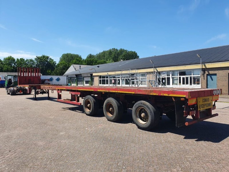 Bortu puspiekabe/ Platforma Nooteboom OVB-42 VV Extendable 20M Steering platform: foto 12
