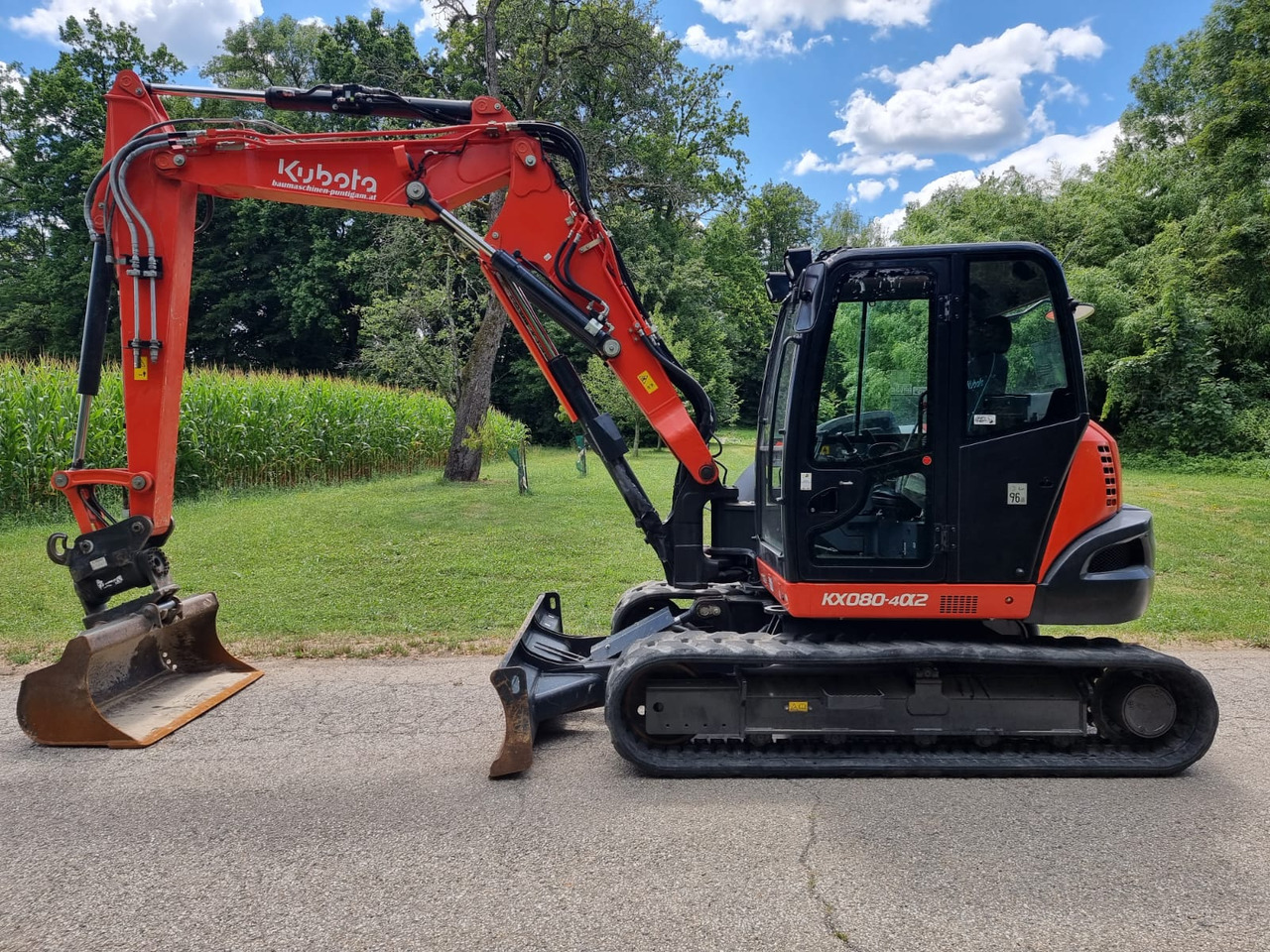 KUBOTA KX 080-4a2 - Mini-ekskavators: foto 1 KUBOTA KX 080-4a2 - Mini-ekskavators: foto 1