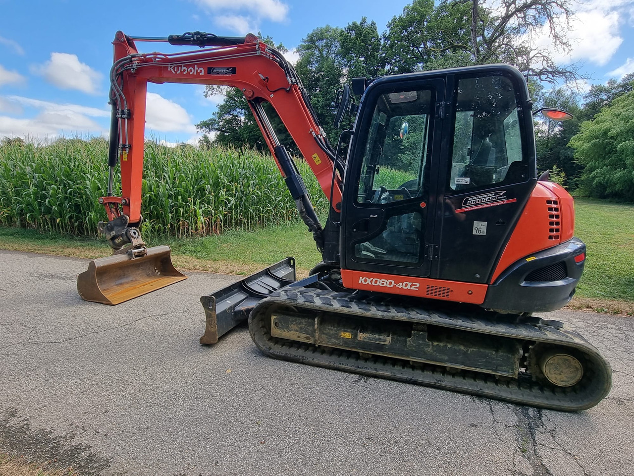 KUBOTA KX 080-4a2 - Mini-ekskavators: foto 2 KUBOTA KX 080-4a2 - Mini-ekskavators: foto 2