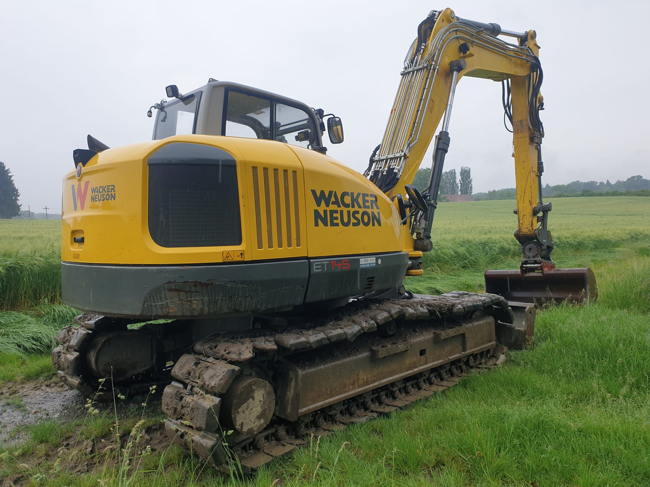 Kāpurķēžu ekskavators WACKER Neuson ET 145: foto 7