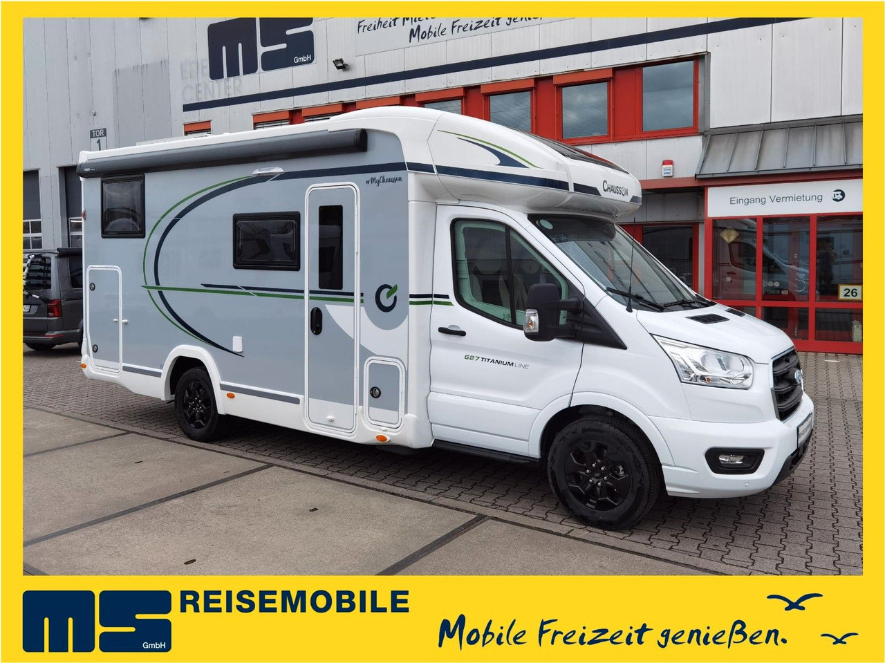 Chausson 627 TITANIUM / -2026- / 165PS-8G. / EINZELBETTEN - Daļēji integrētais kemperis: foto 1 Chausson 627 TITANIUM / -2026- / 165PS-8G. / EINZELBETTEN - Daļēji integrētais kemperis: foto 1