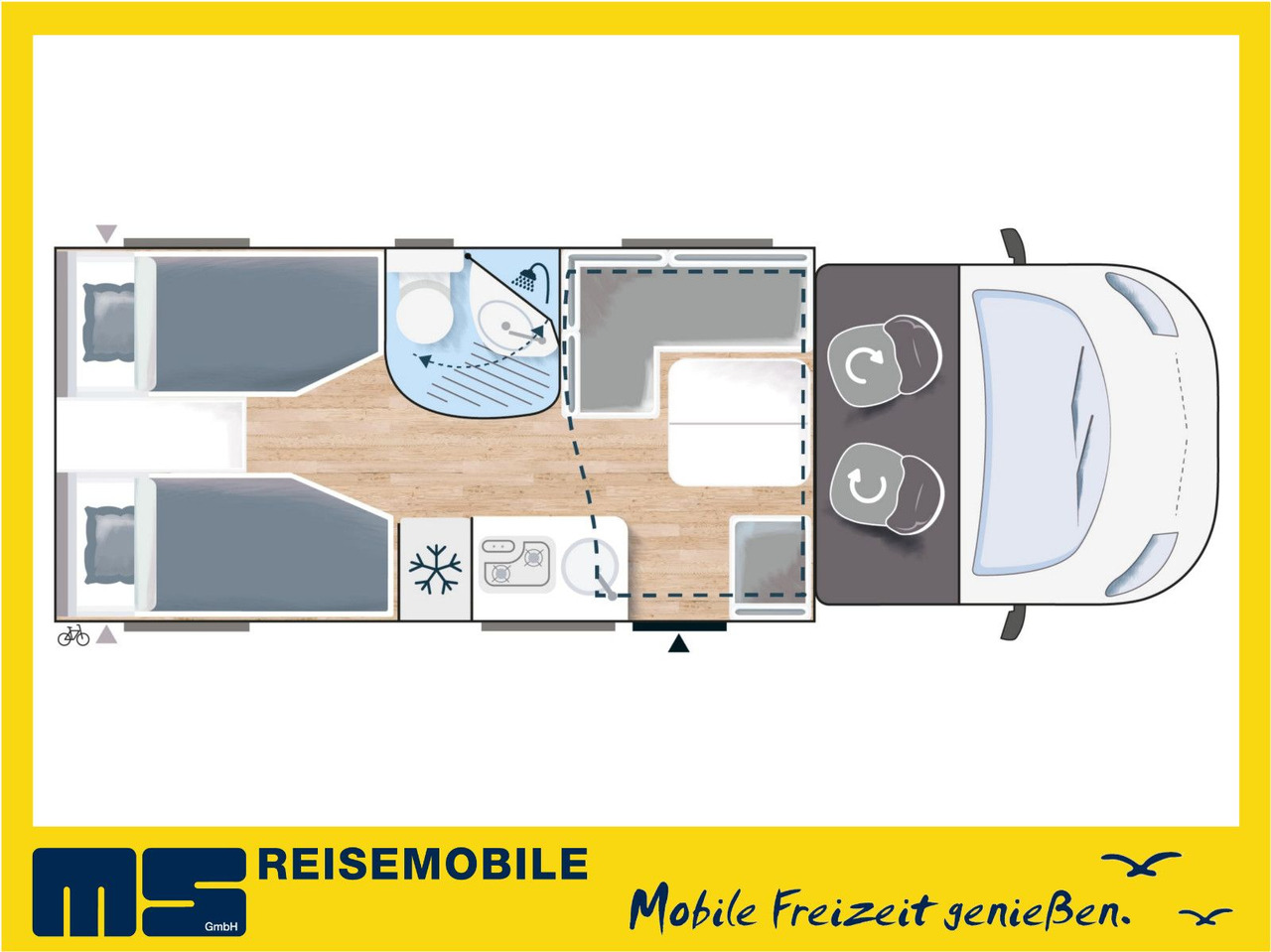 Chausson 627 TITANIUM / - 2026 - / EINZELBETTEN / 4.1T. - Daļēji integrētais kemperis: foto 2 Chausson 627 TITANIUM / - 2026 - / EINZELBETTEN / 4.1T. - Daļēji integrētais kemperis: foto 2