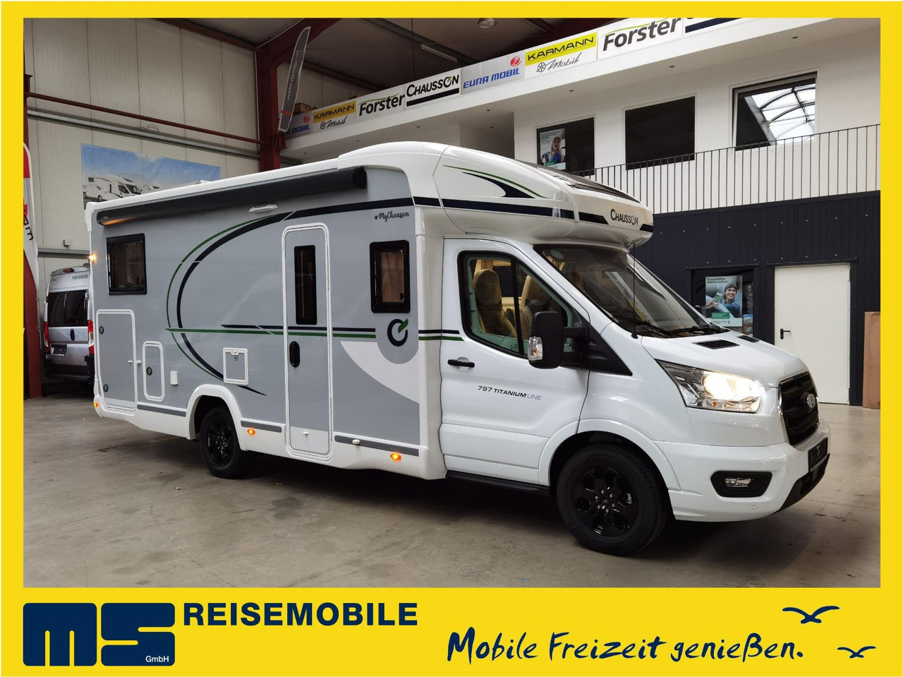 Chausson 797 TITANIUM / -2026- / 165PS-8G. / EINZELBETTEN - Daļēji integrētais kemperis: foto 1 Chausson 797 TITANIUM / -2026- / 165PS-8G. / EINZELBETTEN - Daļēji integrētais kemperis: foto 1