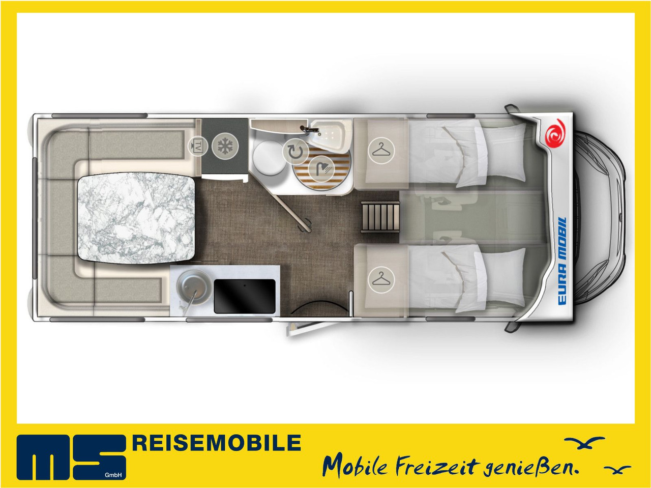 Eura Mobil ACTIVA ONE 650 HS /MODELL 2025/ HECKSITZGRUPPE - Alkov kemperis: foto 2 Eura Mobil ACTIVA ONE 650 HS /MODELL 2025/ HECKSITZGRUPPE - Alkov kemperis: foto 2
