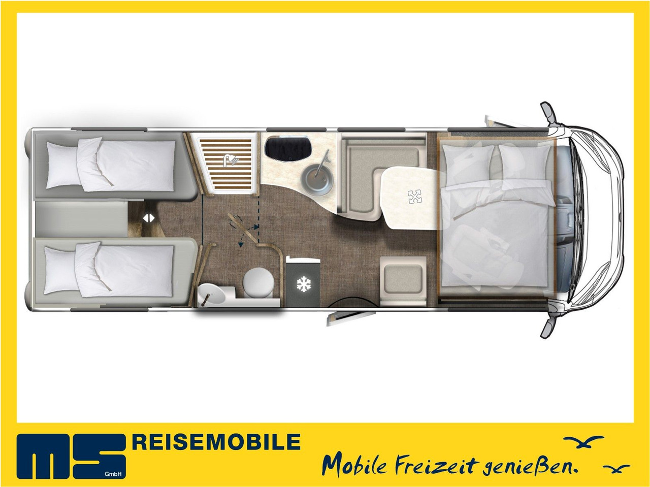 Eura Mobil INTEGRA LINE 720 EB /180PS-9G MAXI/ EINZELBETTEN - Integrēts kemperis: foto 2 Eura Mobil INTEGRA LINE 720 EB /180PS-9G MAXI/ EINZELBETTEN - Integrēts kemperis: foto 2