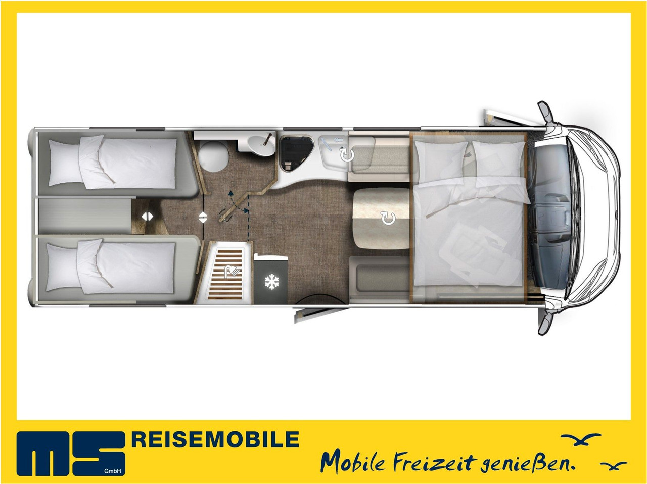 Eura Mobil INTEGRA LINE 720 EF / 180PS-9G 40H /EINZELBETTEN - Integrēts kemperis: foto 2 Eura Mobil INTEGRA LINE 720 EF / 180PS-9G 40H /EINZELBETTEN - Integrēts kemperis: foto 2