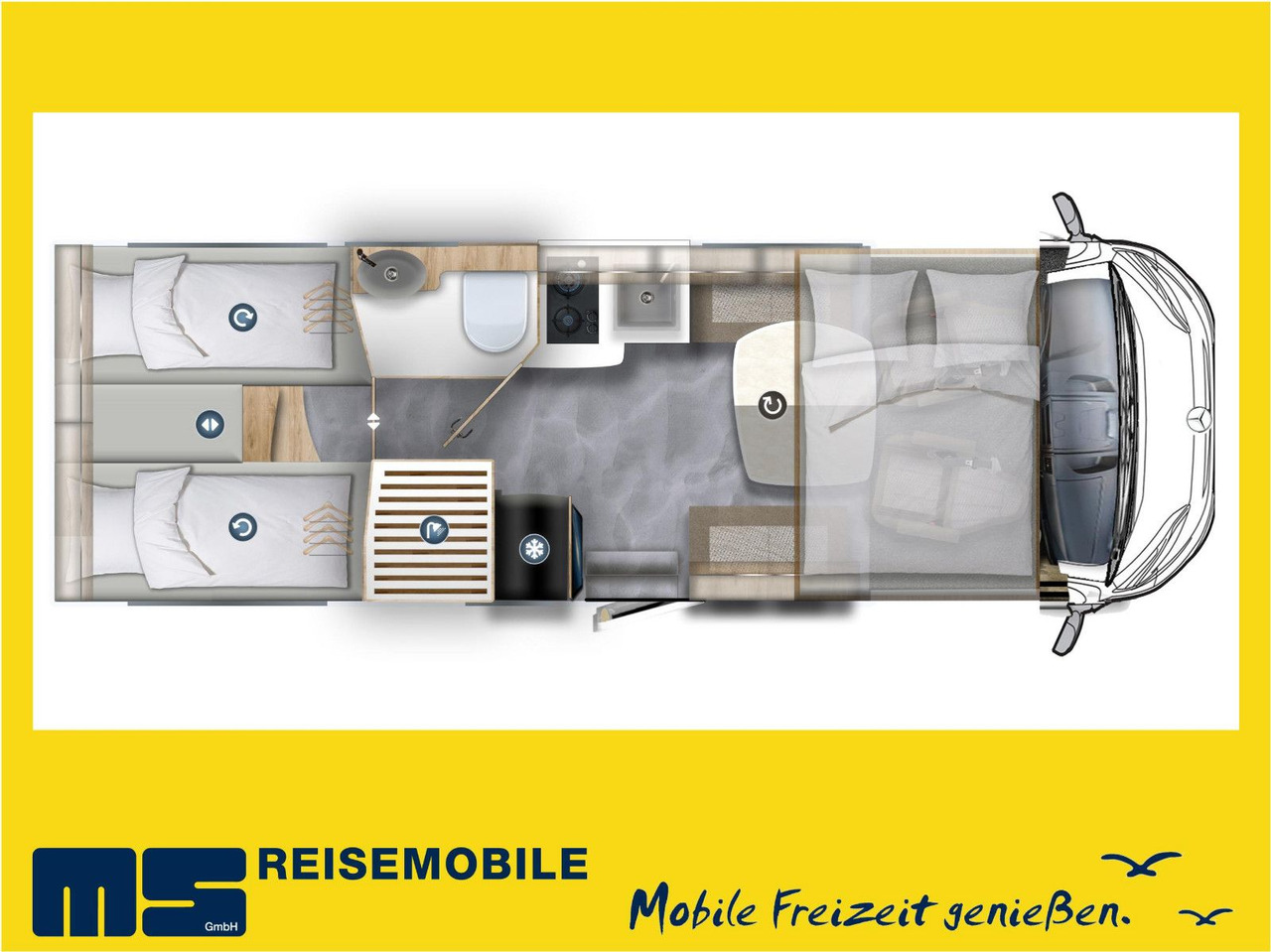 Eura Mobil INTEGRA LINE GT 726 EF / MB 170PS-9G / MOD.2025 - Integrēts kemperis: foto 2 Eura Mobil INTEGRA LINE GT 726 EF / MB 170PS-9G / MOD.2025 - Integrēts kemperis: foto 2