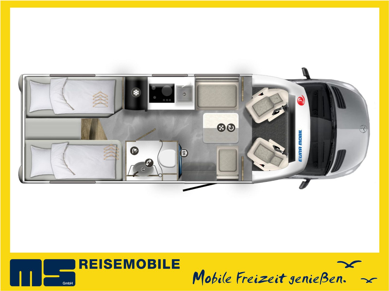 Eura Mobil XTURA 686 EF / - 2025 - / 4x4 - FERNREISEMOBIL - Daļēji integrētais kemperis: foto 2 Eura Mobil XTURA 686 EF / - 2025 - / 4x4 - FERNREISEMOBIL - Daļēji integrētais kemperis: foto 2