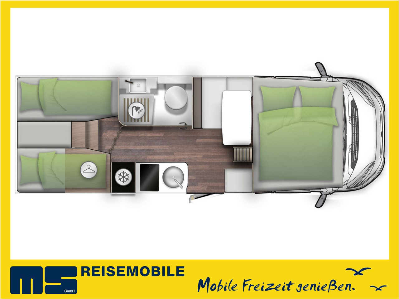 Forster A 699 EB / -2025- / 140PS/ EINZELBETTEN & GARAGE - Alkov kemperis: foto 2 Forster A 699 EB / -2025- / 140PS/ EINZELBETTEN & GARAGE - Alkov kemperis: foto 2