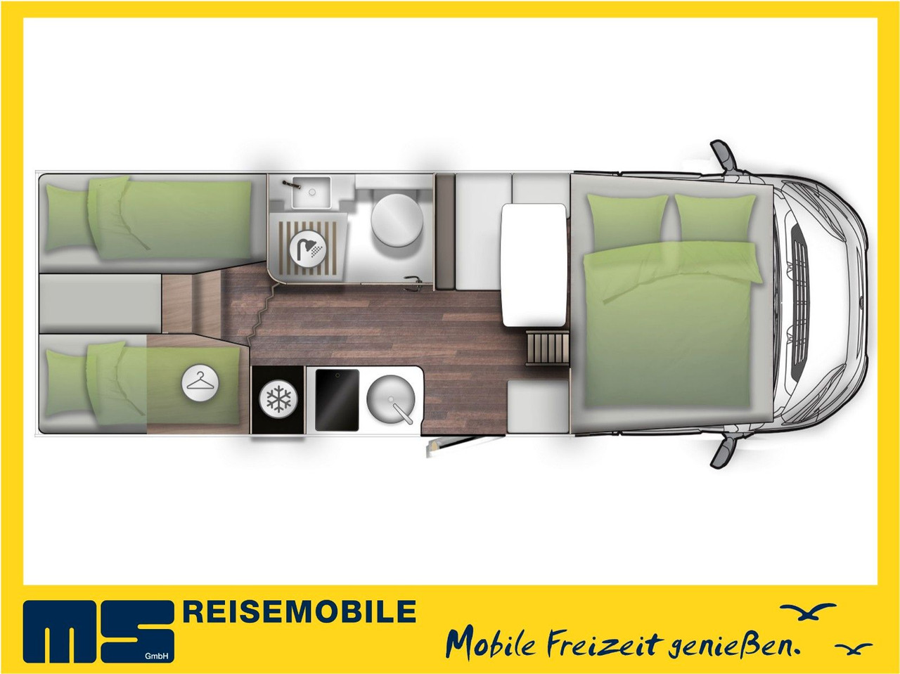 Forster A 699 EB / - 2026 - / 165 PS - 8G / EINZELBETTEN - Alkov kemperis: foto 2 Forster A 699 EB / - 2026 - / 165 PS - 8G / EINZELBETTEN - Alkov kemperis: foto 2