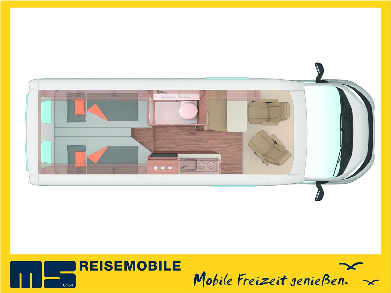Weinsberg CARABUS GREY 630 ME-EDITION FIRE / MODELL 2026 - Auto kemperis: foto 2 Weinsberg CARABUS GREY 630 ME-EDITION FIRE / MODELL 2026 - Auto kemperis: foto 2