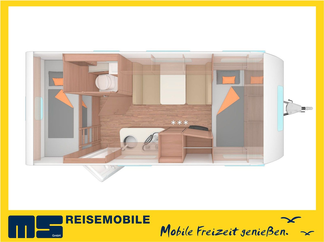 Weinsberg CARAONE 480 QDK /- 2026-/ ADVANCED & SMART PAKET - Dzīvojamais treileris: foto 2 Weinsberg CARAONE 480 QDK /- 2026-/ ADVANCED & SMART PAKET - Dzīvojamais treileris: foto 2