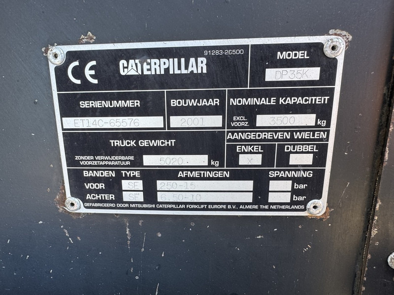 Dīzeļiekrāvējs Caterpillar DP35K: foto 16